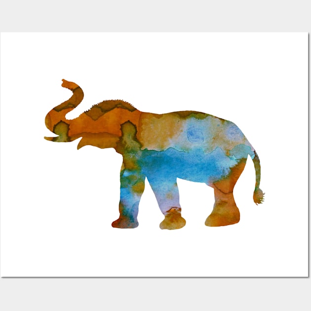 Elephant Wall Art by BittenByErmines